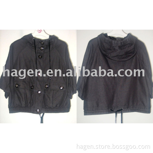 ladies woven coat